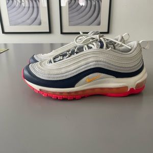 Nike Women Airmax 97 Pure Platinum Laser Orange